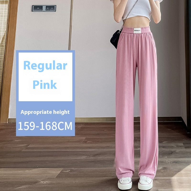 Women's Silk Wide-Leg Pants