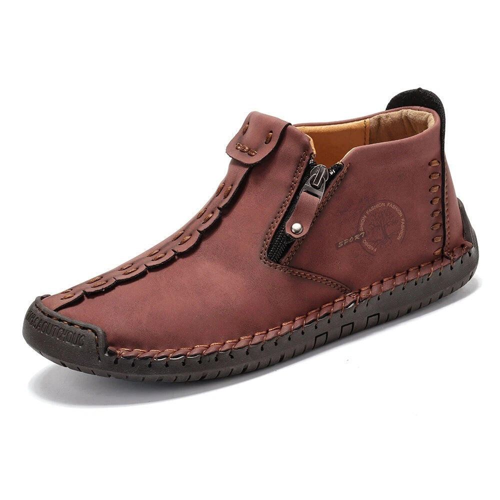 Men’s Zipper Ankle Hiking Boots