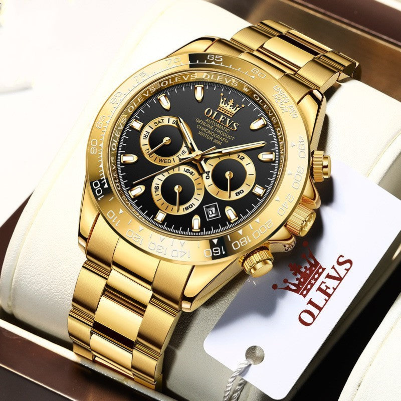 OLEVS Prestige – Men’s Luxury Steel Watch