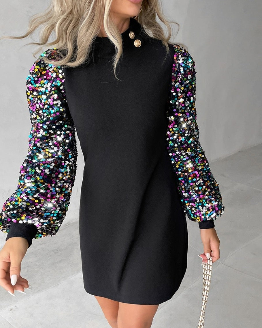 Lace Long Sleeve Dress
