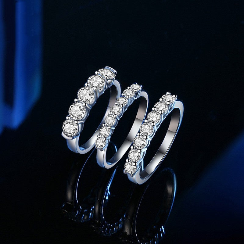 Couple S925 Diamond Ring