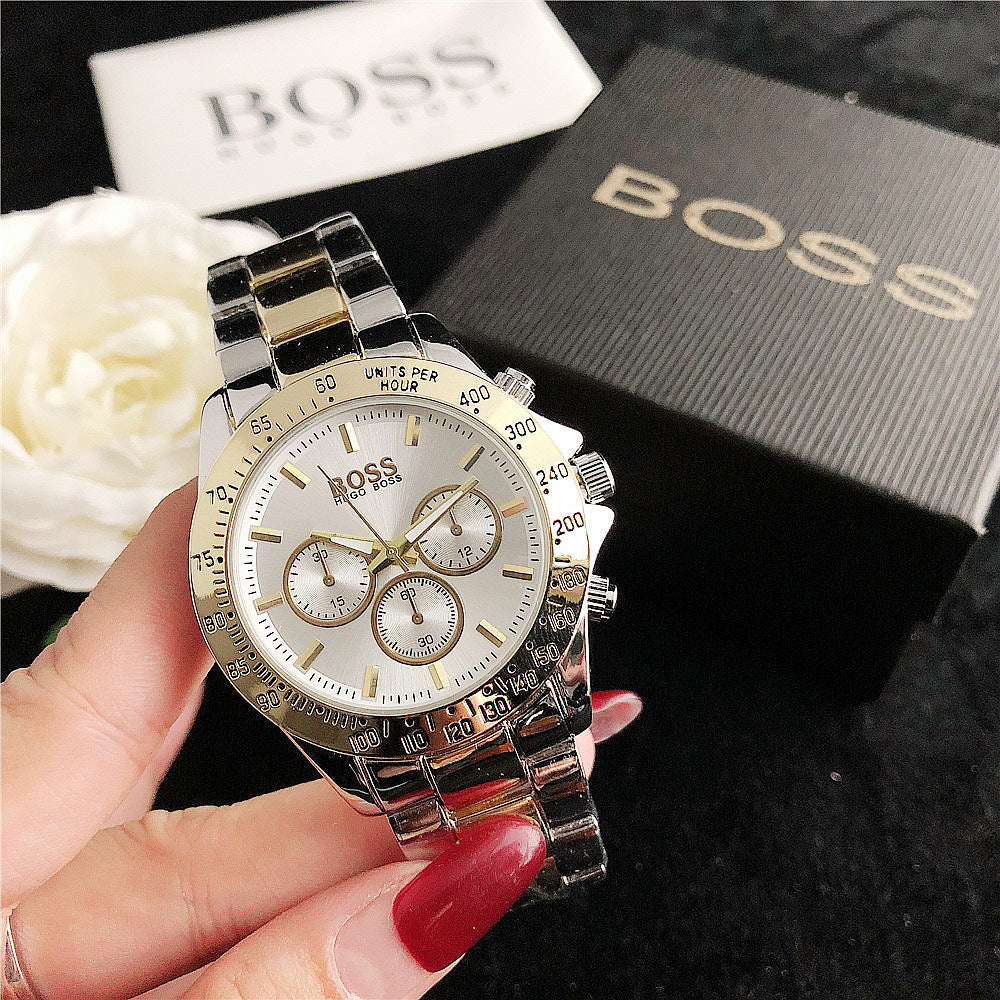 Steel Alloy Fashion Quartz BOSS Watch