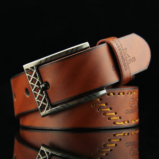Men’s Antique Pin Buckle Belt