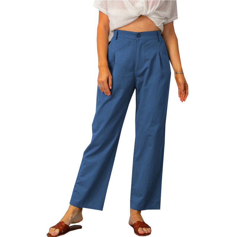 High Waist Loose Trousers