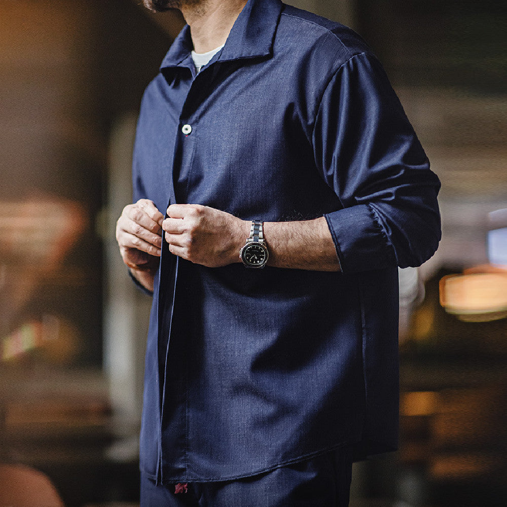 American Loose Lapel Long Sleeve