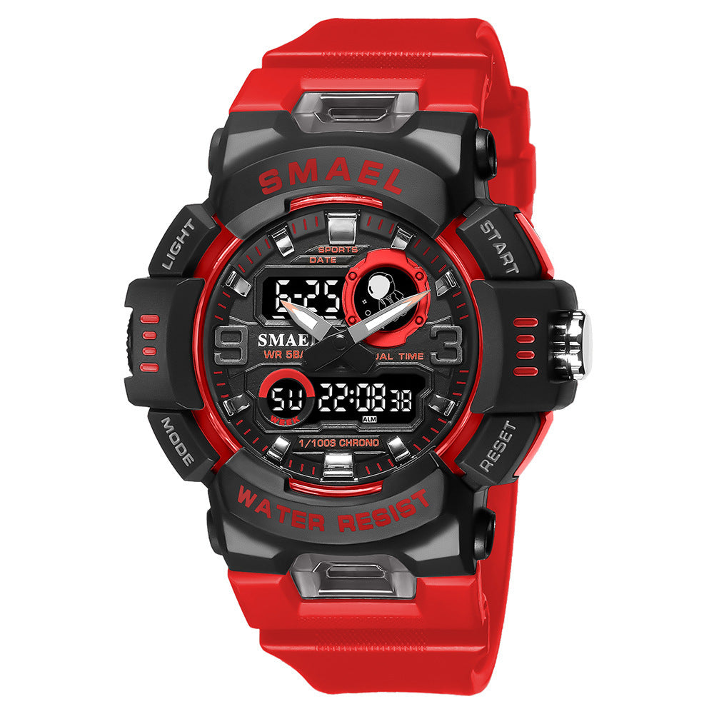Outdoor Dual-Display Sports Alarm Watch