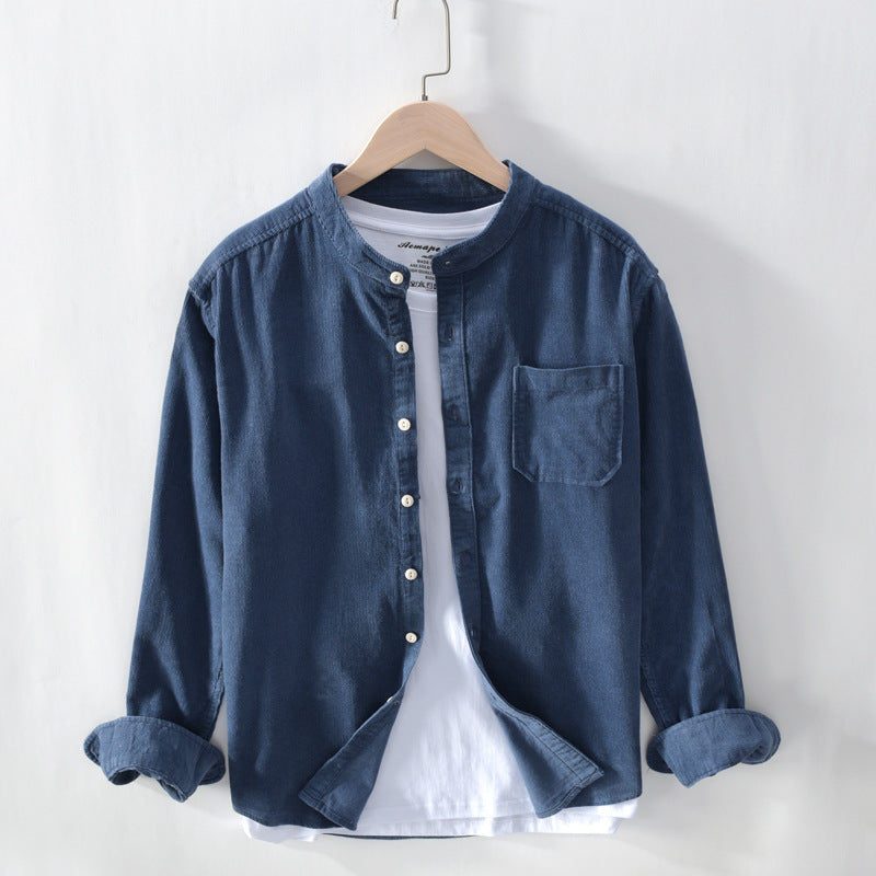 Men's Corduroy Long Sleeve Shirt