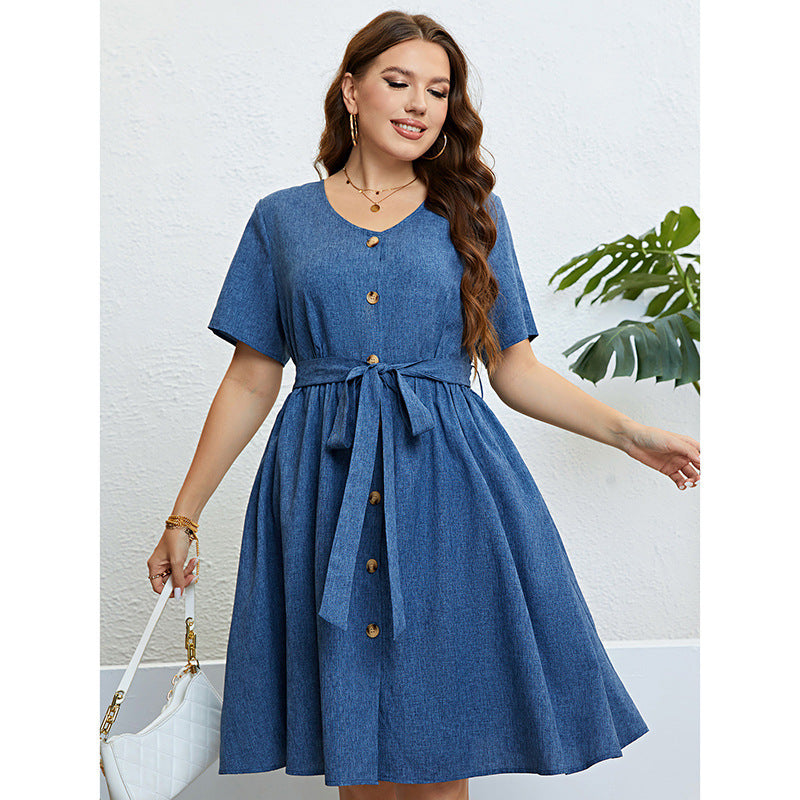 Waist-controlled Summer Dress