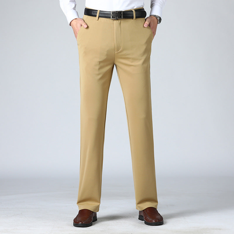 Men's Loose Straight Business Pants
