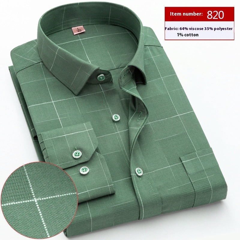 Men's Long Sleeve Spring and Autumn Loose Shirt