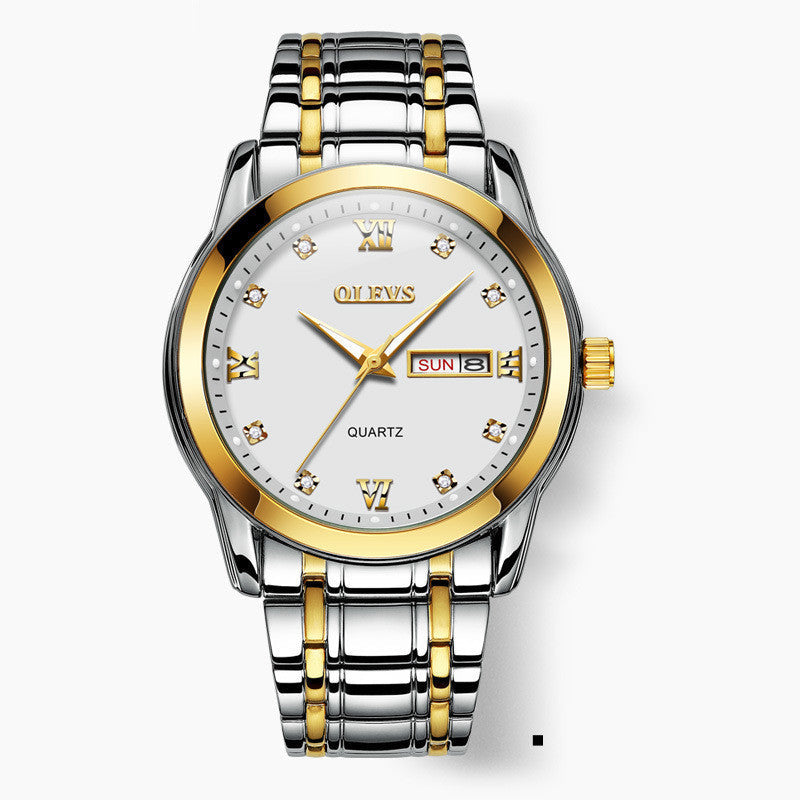 OLEVS Men’s Luminous Waterproof Quartz Watch