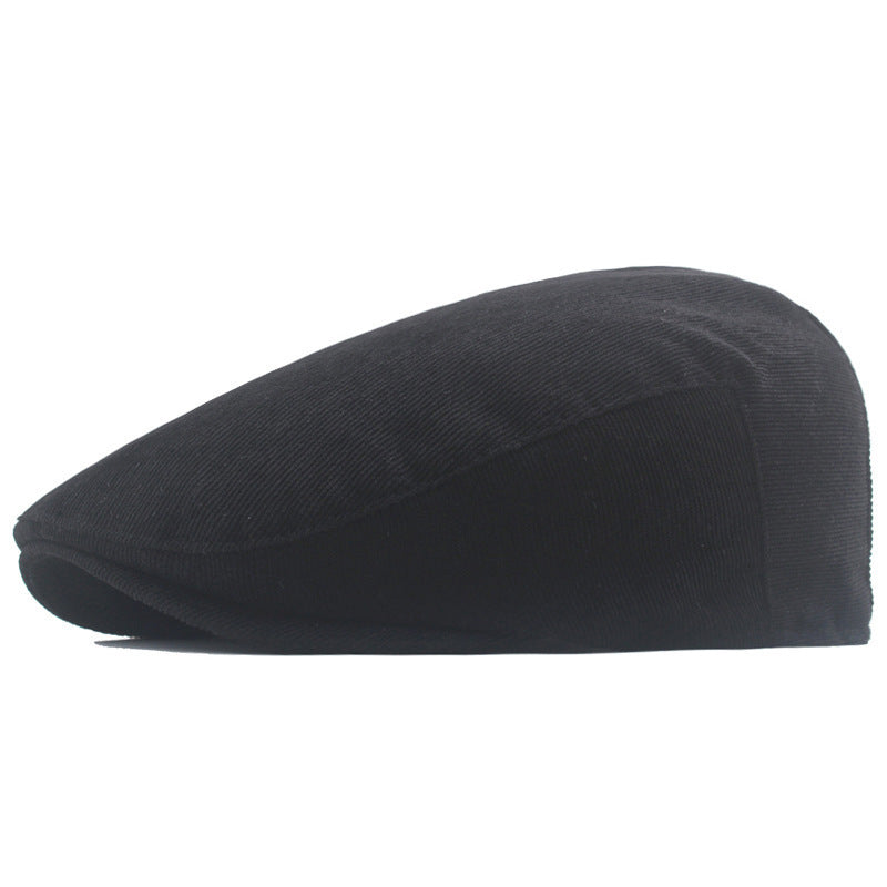 Winter Tweed Newsboy Cap Men Retro Beret