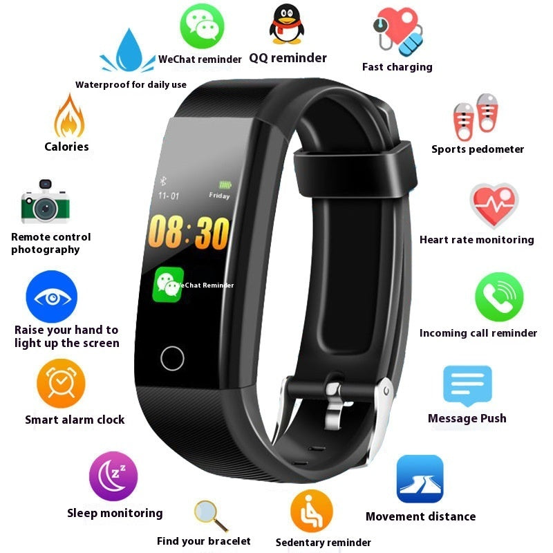 Blood Pressure Heart Rate Sports Bracelet