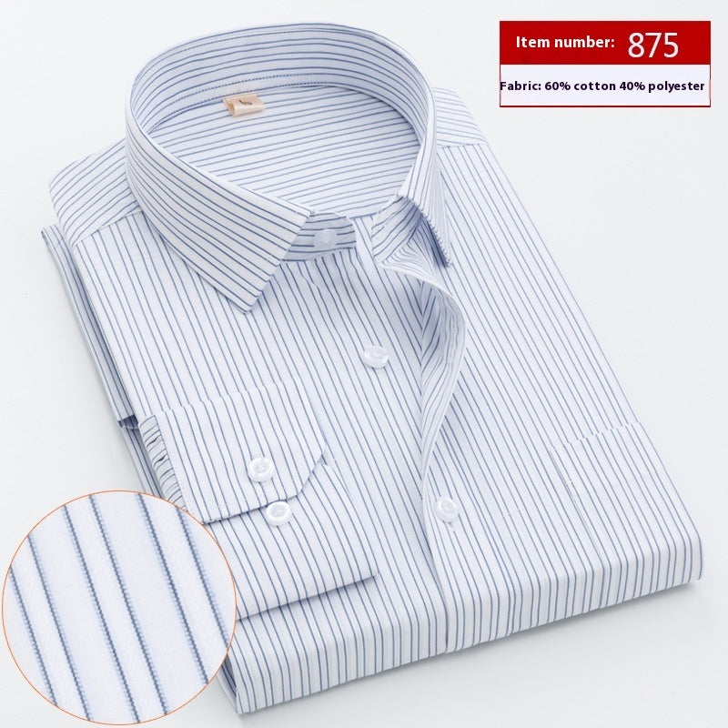Men's Long Sleeve Spring and Autumn Loose Shirt