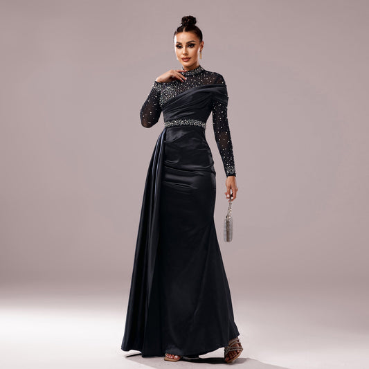 Pearl Fishtail Evening Dress