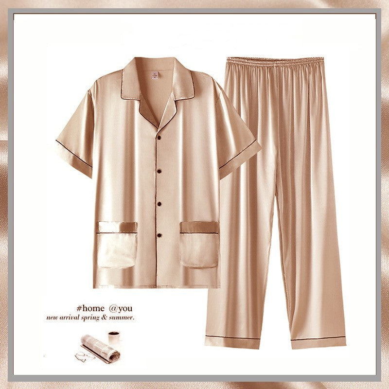 Men's Summer Short Sleeve Thin Suit
