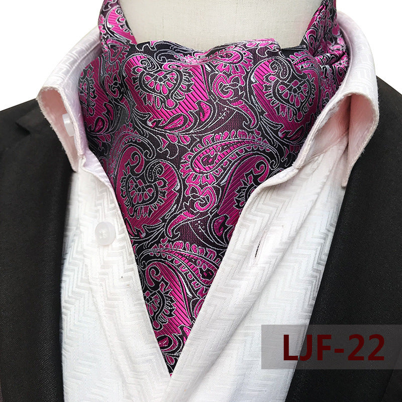 Men's Jacquard Polyester British Scarf