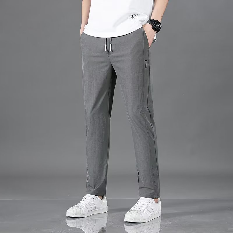 Men's Ice Silk Straight Pants