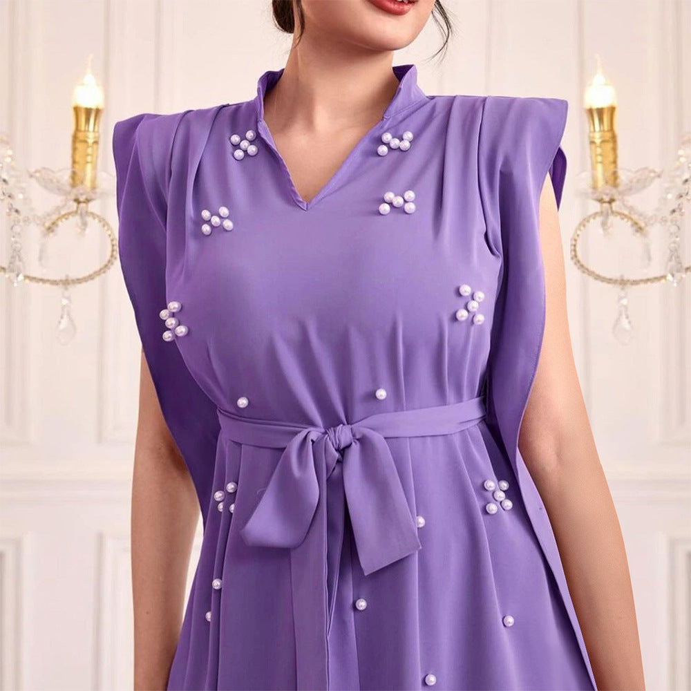 Ruffled Pearl Dress