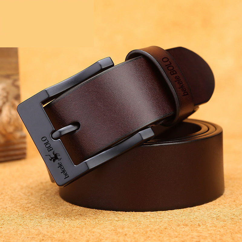 Simple Versatile Men's Pin Buckle Belt