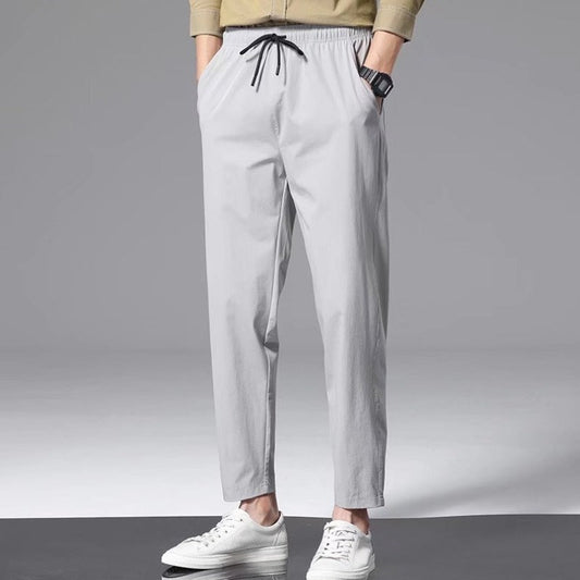 Men's Ice Silk Loose Sweatpants
