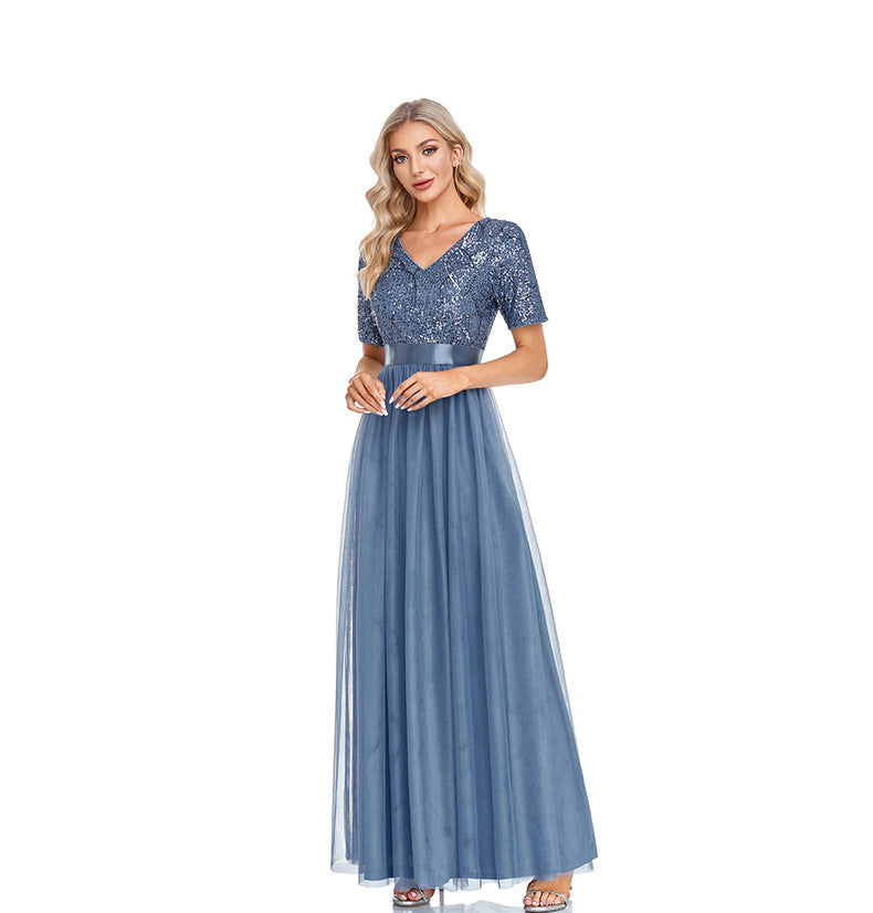 Sparkling A-Line Party Dress