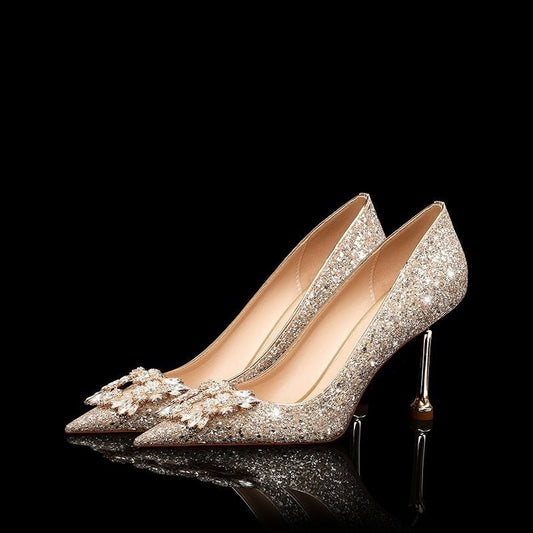 Wedding Bridal Crystal High Heels