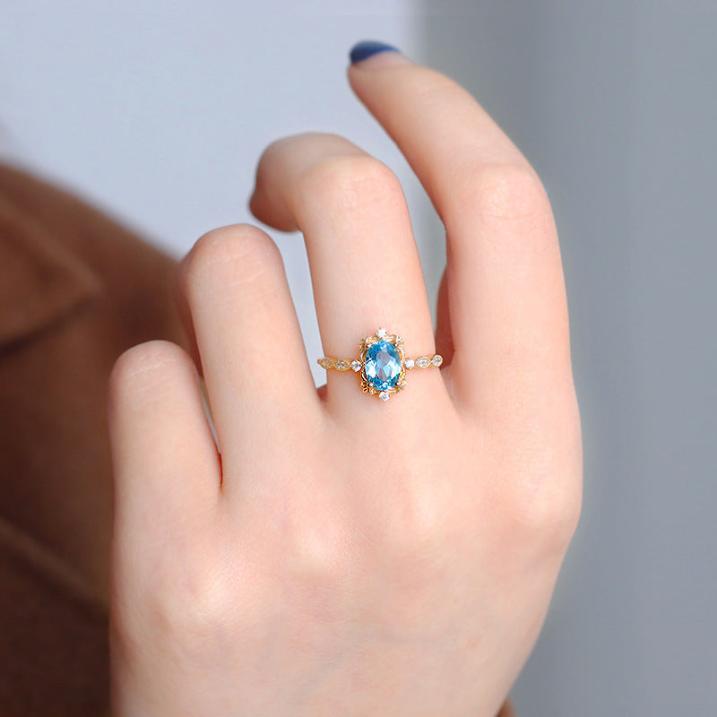 Women’s S925 Silver Diamond Ring