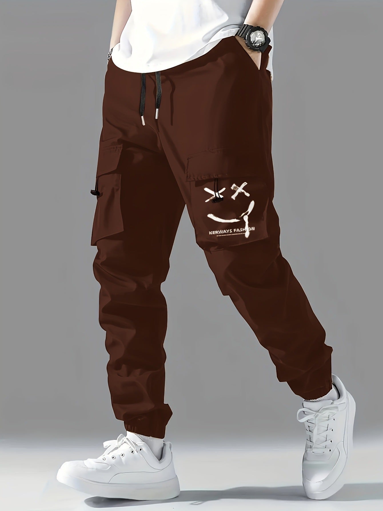 Straight Ankle Tied Wear-resistant Pants