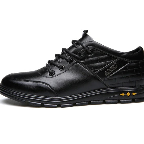Casual Leather Shoes High Inner
