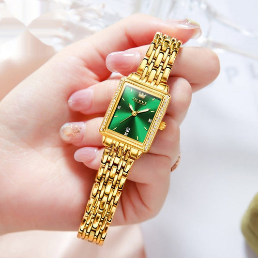 Women's Simple Square OLEVS Watch