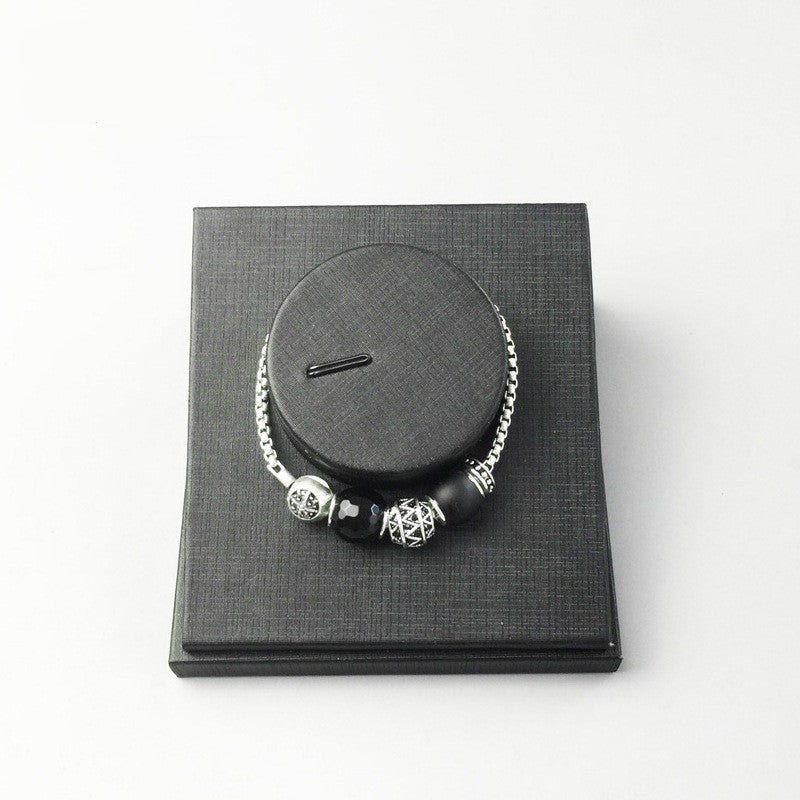 S925 Silver Niche Beaded Bracelet