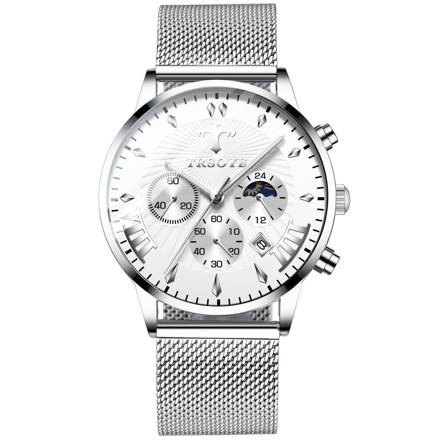 Business Quartz Calendar Luminous Waterproof Watch