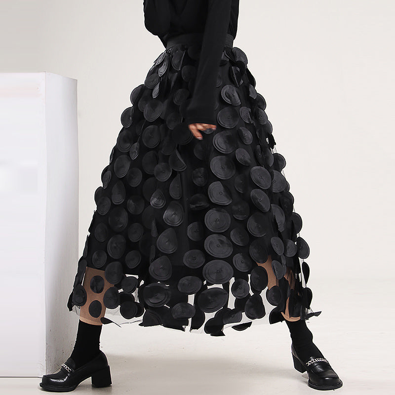 Retro A-Line Flare Skirt