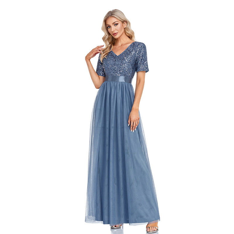 Sparkling A-Line Party Dress