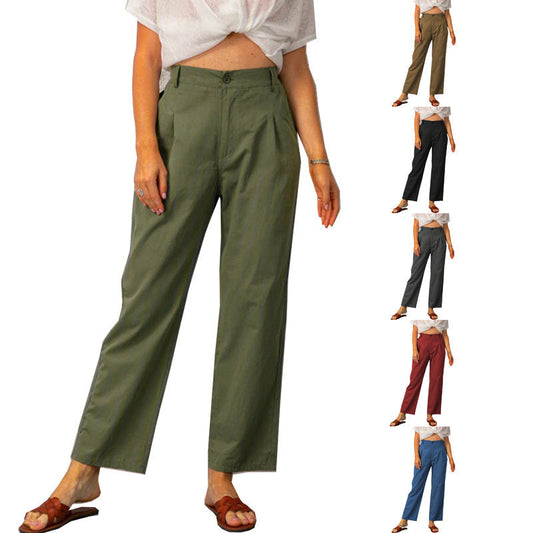 High Waist Loose Trousers