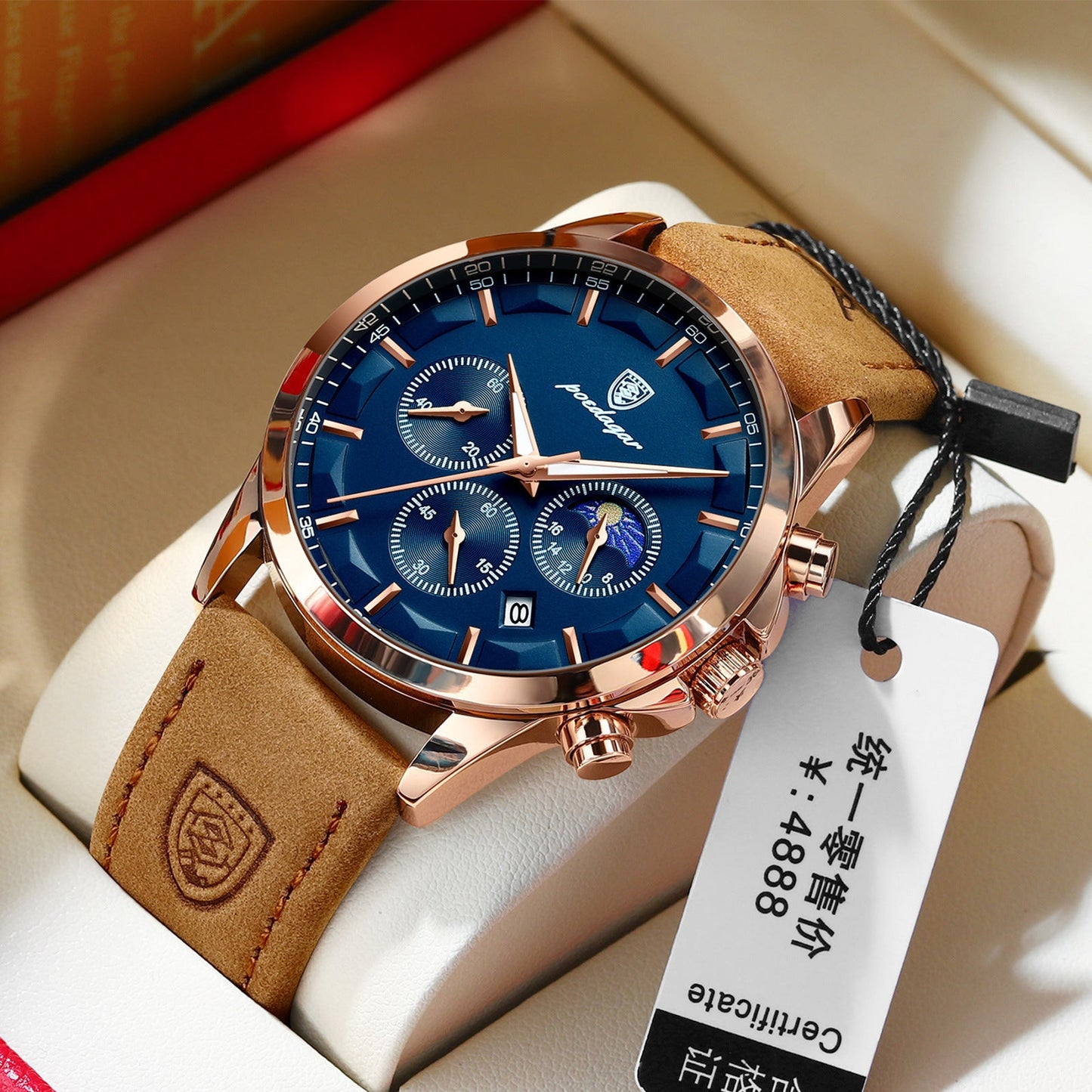Waterproof Men’s Quartz Multifunction Watch