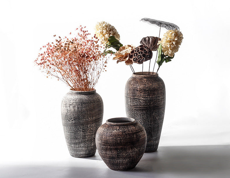 Retro Ceramic Floor Vase