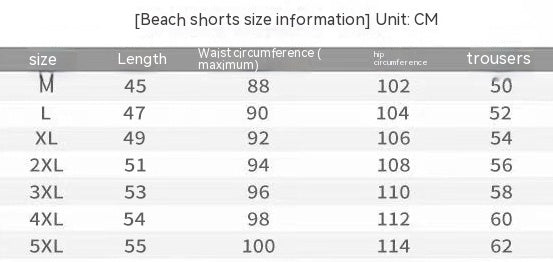 Beach Printed Men's Two-piece Suit