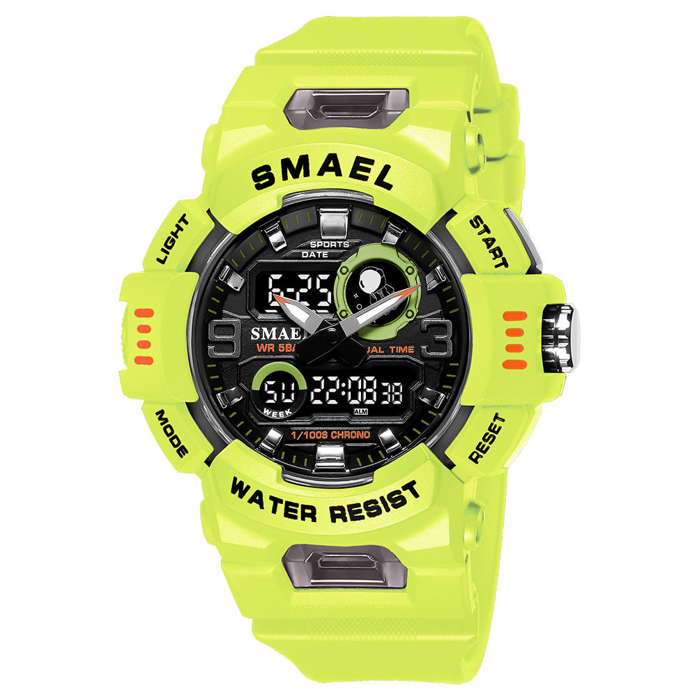 Outdoor Dual-Display Sports Alarm Watch