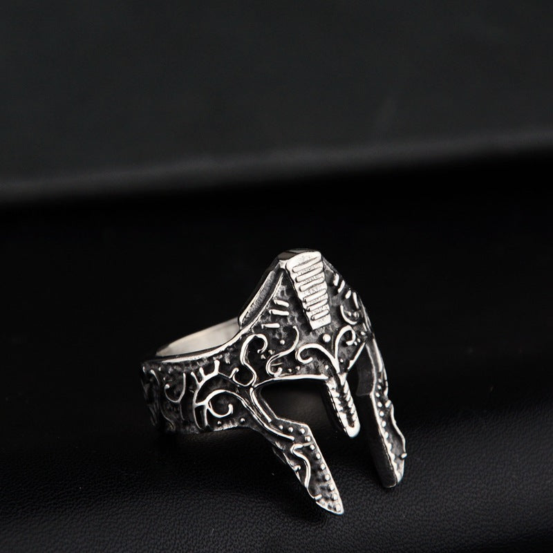 Warrior Mask Ring, Fashionable Style