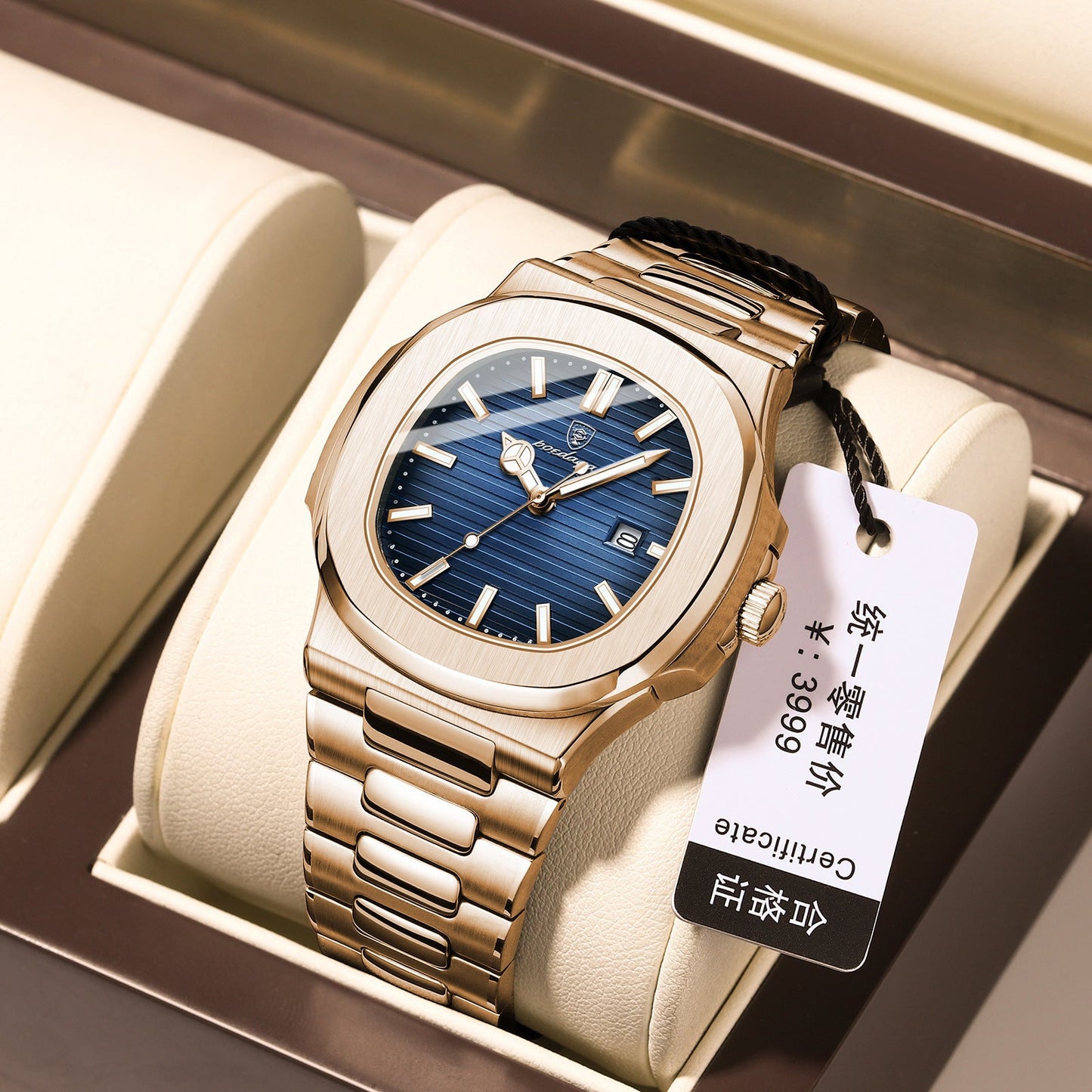 Ultra-thin Luxury Waterproof Quartz