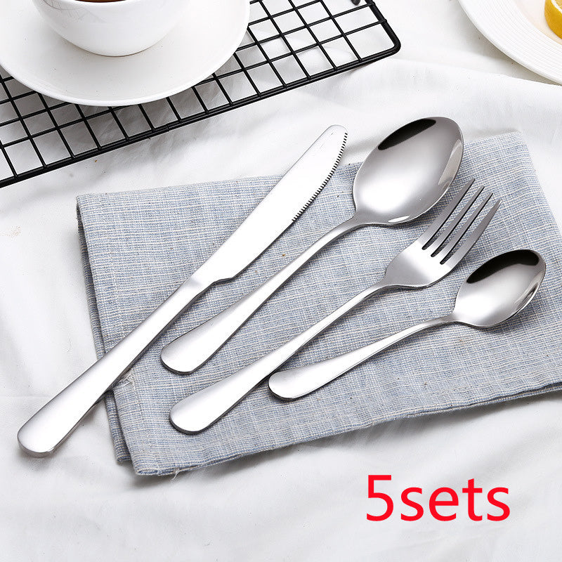 Luxury Black Gold Cutlery Set