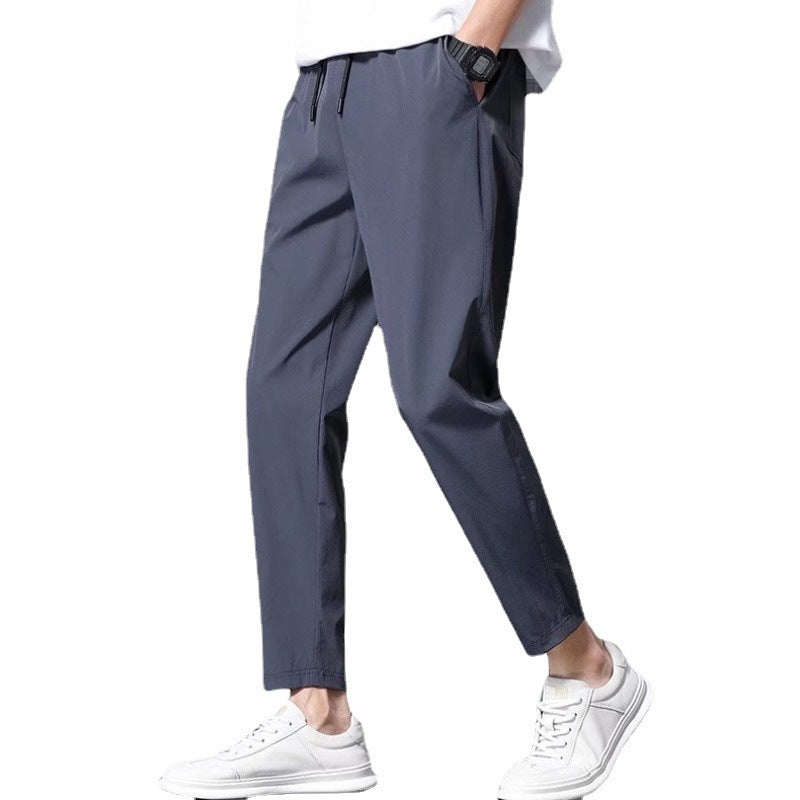 Men's Ice Silk Loose Sweatpants