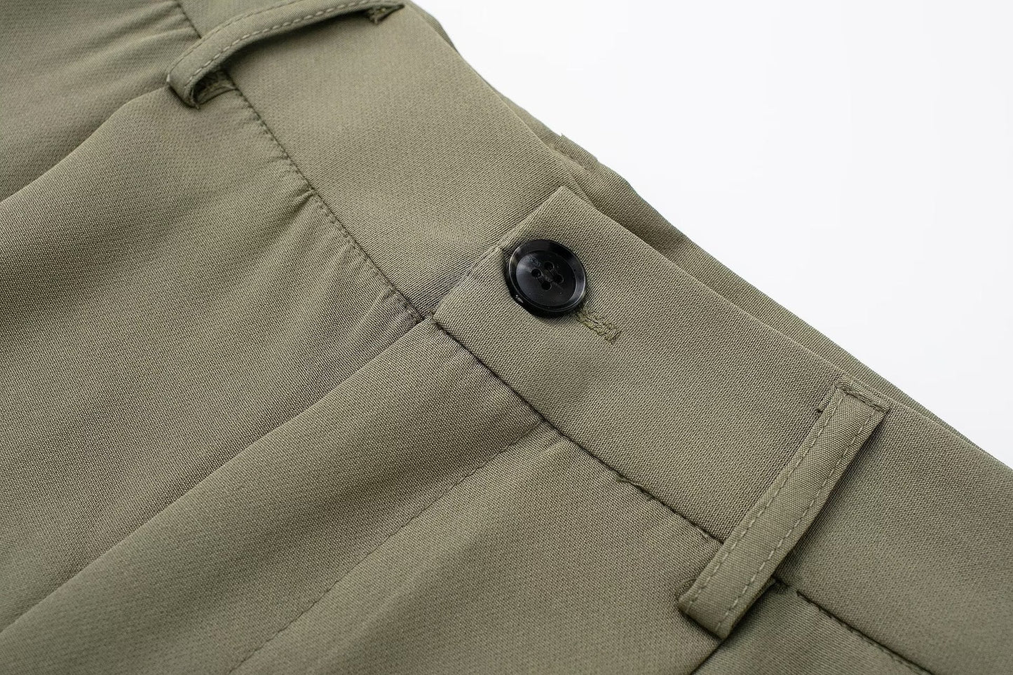 Women's French Pleated Wide Trousers