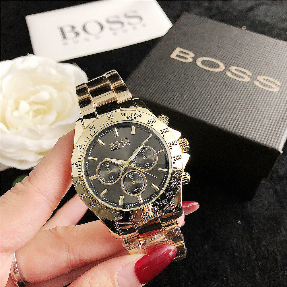 Steel Alloy Fashion Quartz BOSS Watch