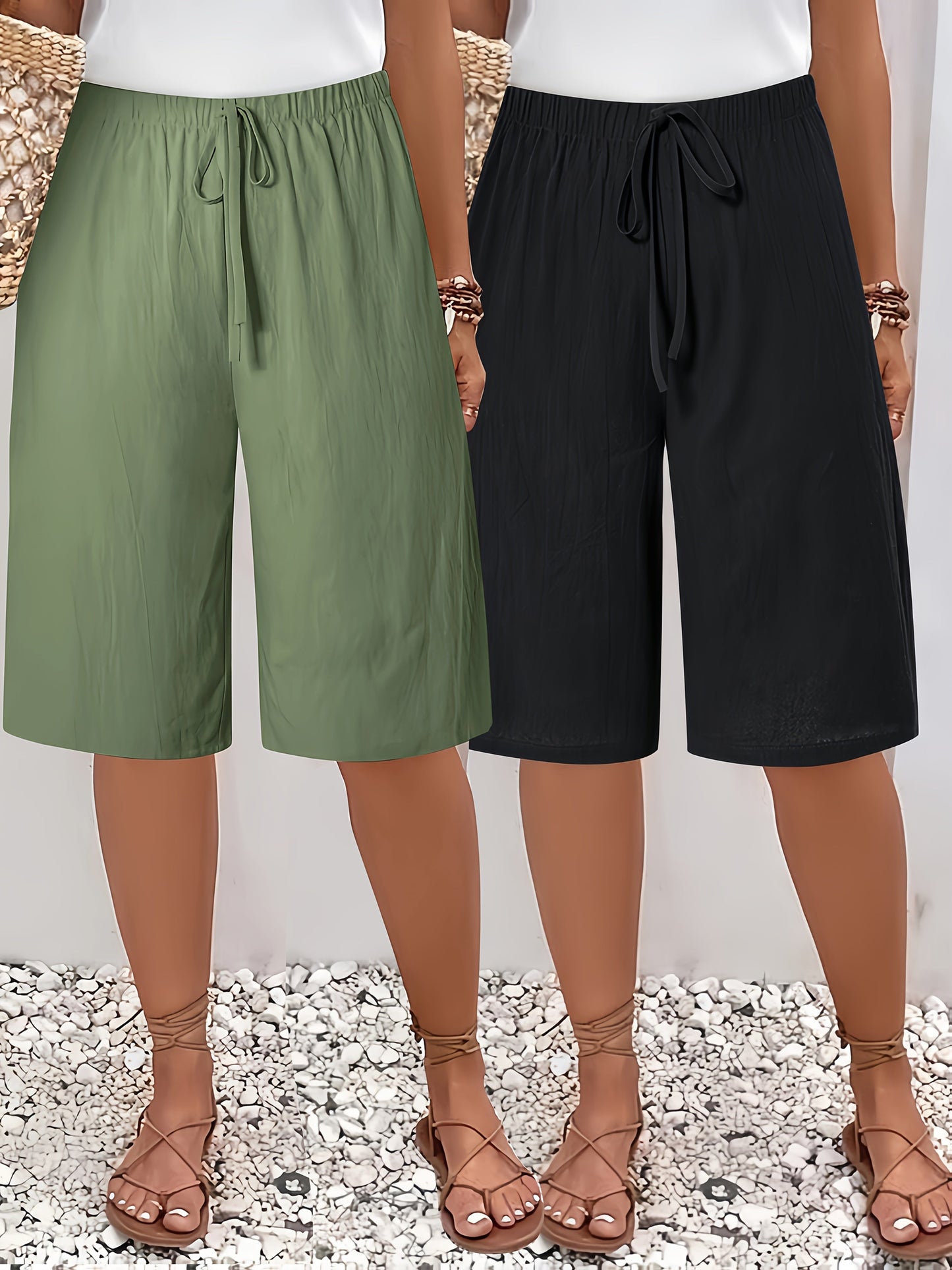 Women's Plus Size Summer Shorts