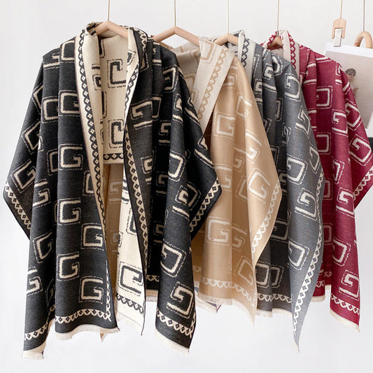 Cashmere-Feel Long Scarf