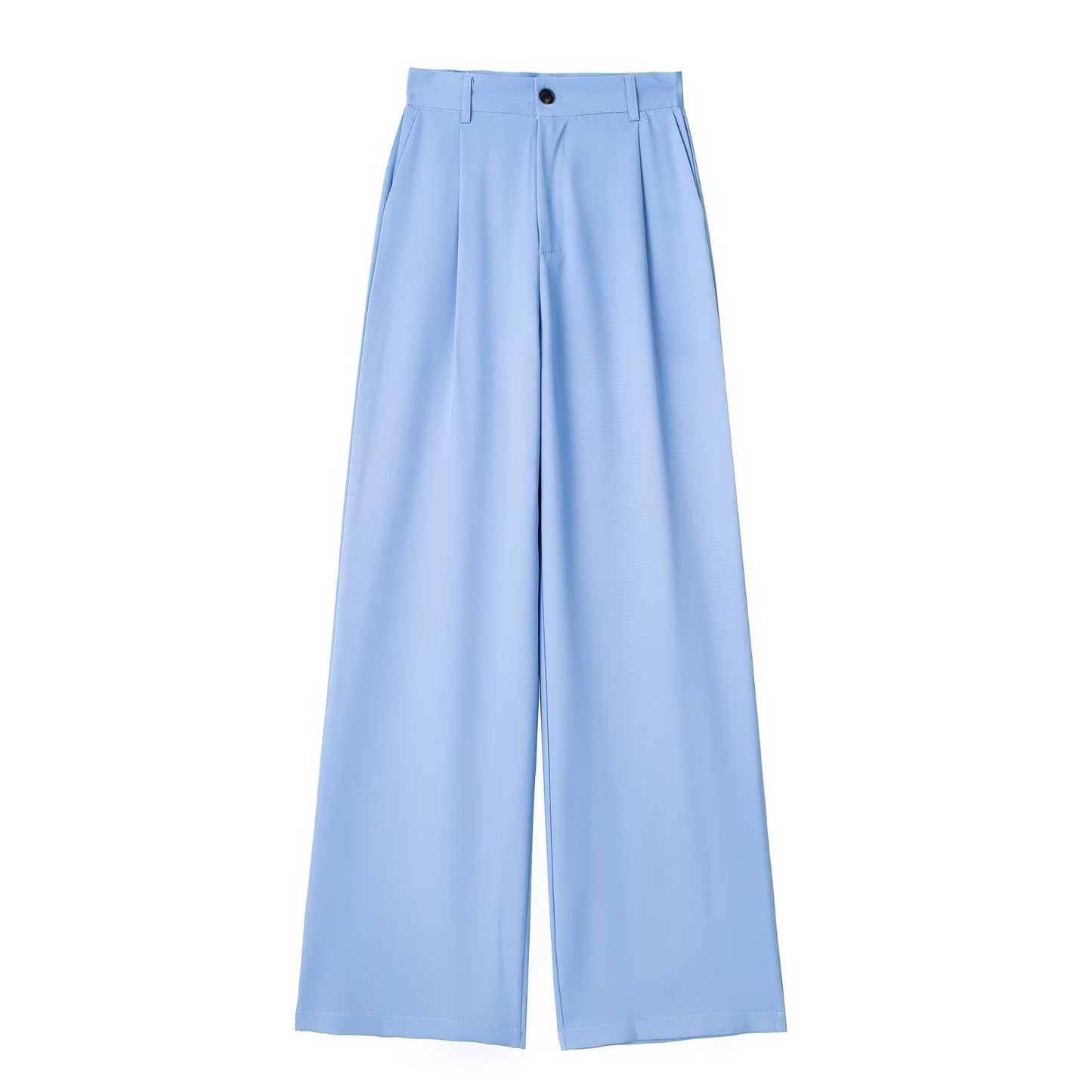 Women's French Pleated Wide Trousers