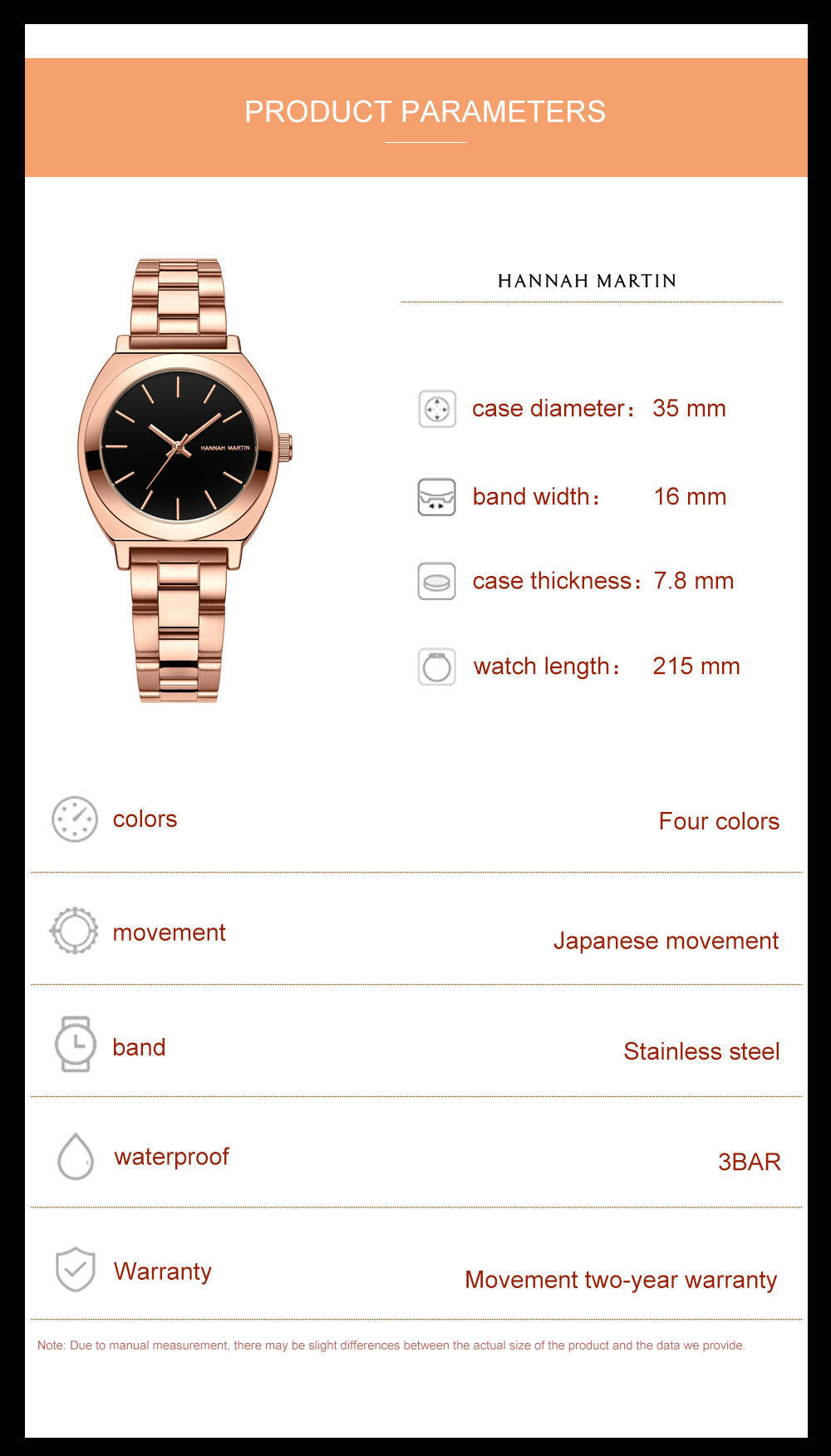 Women’s Waterproof Quartz Steel Watch